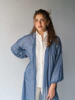 Galaxy kimono - dark blue 