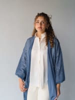 Galaxy kimono - dark blue 