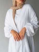 Flowy cardigan in white 