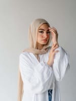 Flowy cardigan in white 