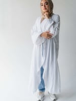 Flowy cardigan in white 