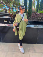 Lissa cape in mint green