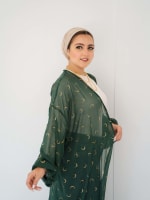 Galaxy kimono in olive 