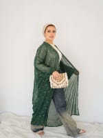 Galaxy kimono in olive 