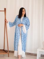 Dahlia kimono in blue
