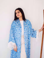 Dahlia kimono in blue