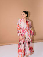 Gardenia silk kimono