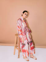 Gardenia silk kimono