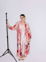 Gardenia silk kimono