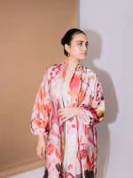 Gardenia silk kimono
