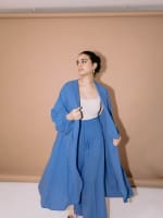 Flowy cardigan in blue 