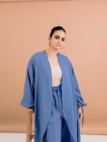 Flowy cardigan in blue 