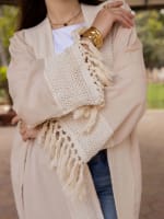 Naomi kaftan with fringes 