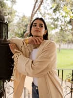 Naomi kaftan with fringes 