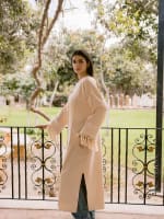 Naomi kaftan with fringes 