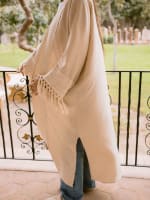 Naomi kaftan with fringes 