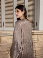 Crushed kimono - Brown 