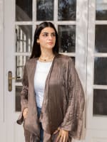 Crushed kimono - Brown 