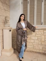 Crushed kimono - Brown 