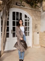 Crushed kimono - Brown 