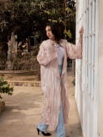 Crushed kimono - Blush pink 