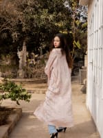 Crushed kimono - Blush pink 