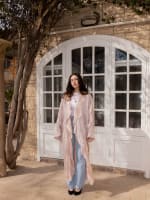 Crushed kimono - Blush pink 