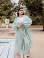 Flowy l cardigan -  ice mint 