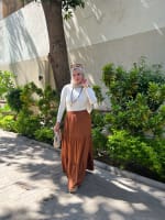 Flowy skirt- Brown