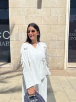 The ribbon blouse - white 