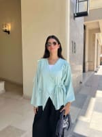 The Ribbon blouse - Mint