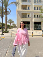 Ribbon blouse - Pink 