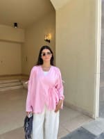 Ribbon blouse - Pink 