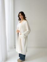 The knit cardigan-offwhite 