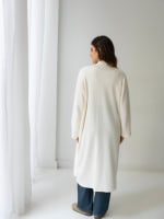 The knit cardigan-offwhite 