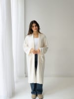 The knit cardigan-offwhite 