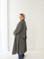 The waterproof coat-Grey