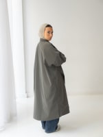 The waterproof coat-Grey