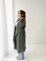 The waterproof coat-olive