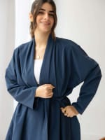 The waterproof coat-Navy