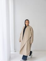 The waterproof coat-Beige