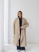 The waterproof coat-Beige