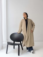 The waterproof coat-Beige