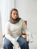 Everyday knit top- off white