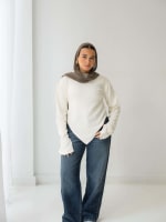 Everyday knit top- off white