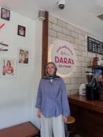 Wrap linen shirt- Dusty blue