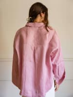 The soft glow top-pink