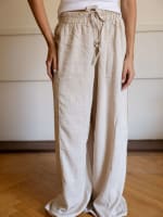 Flowy pants - beige 