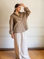 Flowy pants - beige 