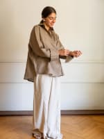 Flowy pants - beige 